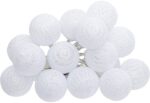 Διακοσμητικά λαμπάκια led Batoni pakoworld pvc σε λευκή απόχρωση Φ6x435εκ