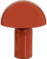 Επιτραπέζιο φωτιστικό Mushi pakoworld μέταλλο σε terracotta απόχρωση Φ20x24,5εκ