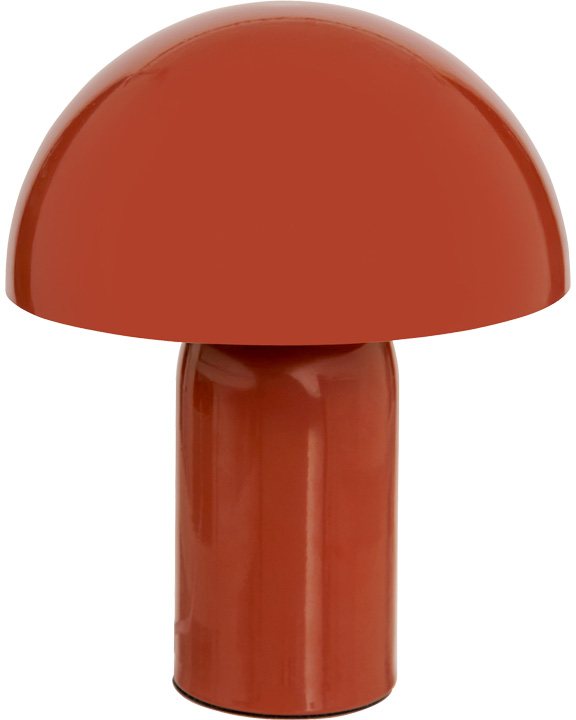 199-000680 Επιτραπέζιο φωτιστικό Mushi pakoworld μέταλλο σε terracotta απόχρωση Φ20x24,5εκ - Image 1
