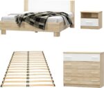 Σετ κρεβατοκάμαρας Geneva pakoworld 4 τμχ 160x200εκ - Image 2