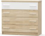 Σετ κρεβατοκάμαρας Geneva pakoworld 4 τμχ 160x200εκ - Image 5
