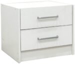 Σετ Κρεβατοκάμαρας Olympus White με Κρεβάτι 140x200εκ Σετ 4τεμ - Image 4