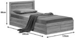 Σετ Κρεβατοκάμαρας Olympus Sonoma με Κρεβάτι 120x200εκ Σετ 3τεμ - Image 4