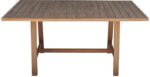 Τραπεζαρία Malibu pakoworld μασίφ ξύλο ακακίας 180x90x75εκ Σετ 7τεμ - Image 5