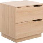 Κομοδίνο Verena pakoworld σε φυσική απόχρωση 48x40x48εκ