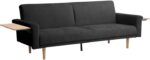 Καναπες-κρεβάτι Flexo pakoworld υφασμα ανθρακί 220x84.5x82εκ - Image 3