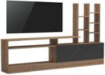 Σύνθετο σαλονιού Seruno pakoworld oak - μαύρο μαρμάρου 170x25x100εκ - Image 2