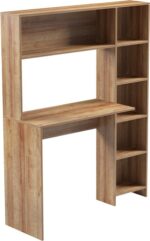 Γραφείο με βιβλιοθήκη Janson pakoworld oak 113.2x40x141.8εκ - Image 2