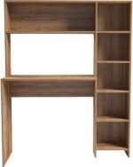 Γραφείο με βιβλιοθήκη Janson pakoworld oak 113.2x40x141.8εκ - Image 3