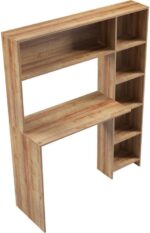 Γραφείο με βιβλιοθήκη Janson pakoworld oak 113.2x40x141.8εκ - Image 4