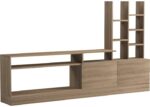 Σύνθετο σαλονιού Seruno pakoworld sonoma 170x25x100εκ - Image 2