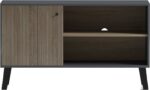 Έπιπλο τηλεόρασης Tuscany pakoworld sonoma-ανθρακί 100x40x51εκ - Image 6