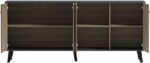 Μπουφές Tuscany pakoworld sonoma-ανθρακί 180x40x78.6εκ - Image 2