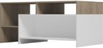 Τραπέζι σαλονιού Consa pakoworld sonoma - λευκό 120x60x53.6εκ - Image 4
