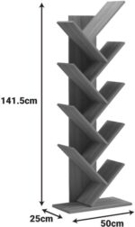Βιβλιοθήκη Fyllo pakoworld sonoma 50x25x141.5εκ - Image 5