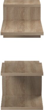 Ραφιέρα τοίχου Galler pakoworld sonoma 79x19.5x18εκ - Image 4
