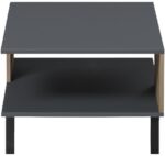 Τραπεζάκι σαλονιού Tuscany pakoworld sonoma-ανθρακί 83x54x34εκ - Image 6
