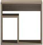 Βοηθητικό τραπέζι Doublo pakoworld sonoma 40x35x40εκ - Image 2