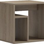 Βοηθητικό τραπέζι Doublo pakoworld sonoma 40x35x40εκ