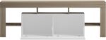 Έπιπλο τηλεόρασης Liner pakoworld sonoma-λευκό 150x40x50εκ - Image 2