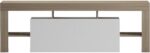 Έπιπλο τηλεόρασης Liner pakoworld sonoma-λευκό 150x40x50εκ - Image 6