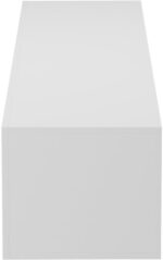 Έπιπλο τηλεόρασης επιτοίχιο με Led Rival pakoworld λευκό 180x35x30εκ - Image 5
