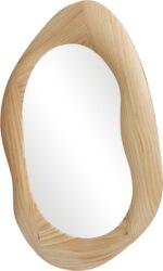 Καθρέπτης οβάλ Enola pakoworld mdf σε φυσική απόχρωση 54x2.5x80εκ - Image 3