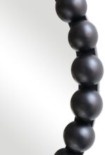 Καθρέπτης Specio pakoworld ξύλο σε μαύρη απόχρωση Φ60x4.5εκ - Image 5