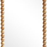 Καθρέπτης Ledalo pakoworld ξύλο σε φυσική απόχρωση 45x4.5x130εκ