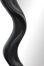 Καθρέπτης Liquid pakoworld pp σε μαύρη απόχρωση 26x2.7x39εκ - Image 4