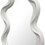 Καθρέπτης Liquid pakoworld pp σε λευκή απόχρωση 26x2.7x39εκ