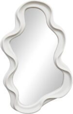 Καθρέπτης Liquid pakoworld pp σε λευκή απόχρωση 26x2.7x39εκ - Image 3