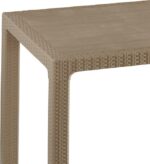Τραπέζι Explore pakoworld με UV protection PP cappucino 150x90x73.5εκ - Image 2