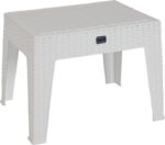 Τραπέζι Cosmic pakoworld PP λευκό 55x40x43.5εκ