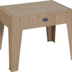 Τραπέζι Cosmic pakoworld PP cappucino 55x40x43.5εκ