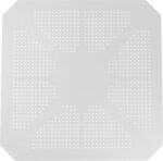 Τραπέζι Icon pakoworld PP σε λευκή απόχρωση 80x80x74.5εκ - Image 3