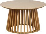 Τραπέζι σαλονιού Domonic pakoworld mdf/pw σε φυσική απόχρωση Φ80x45εκ - Image 3