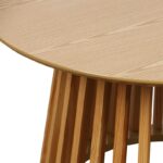 Τραπέζι σαλονιού Domonic pakoworld mdf/pw σε φυσική απόχρωση Φ80x45εκ - Image 4