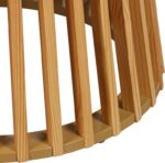 Τραπέζι σαλονιού Domonic pakoworld mdf/pw σε φυσική απόχρωση Φ80x45εκ - Image 5