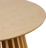 Τραπέζι σαλονιού Domonic pakoworld mdf/pw σε φυσική απόχρωση Φ80x45εκ - Image 6