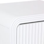 Κομοδίνο Zeplen pakoworld MDF σε λευκή απόχρωση 40x30x53εκ - Image 6