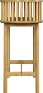 Κονσόλα Nodial pakoworld MDF/Bamboo σε φυσική απόχρωση 120x39x85εκ - Image 4