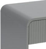 Κομοδίνο Lemperto pakoworld MDF σε γκρι απόχρωση 40x40x53εκ - Image 4