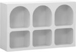 Μπουφές Emersi pakoworld με ράφια mdf σε λευκή απόχρωση 120x35x76εκ - Image 2