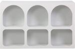 Μπουφές Emersi pakoworld με ράφια mdf σε λευκή απόχρωση 120x35x76εκ - Image 3