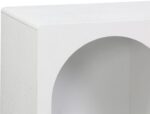 Μπουφές Emersi pakoworld με ράφια mdf σε λευκή απόχρωση 120x35x76εκ - Image 4