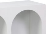 Μπουφές Emersi pakoworld με ράφια mdf σε λευκή απόχρωση 120x35x76εκ - Image 5