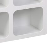 Μπουφές Emersi pakoworld με ράφια mdf σε λευκή απόχρωση 120x35x76εκ - Image 6