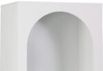 Βιβλιοθήκη Emersi pakoworld mdf σε λευκή απόχρωση 48x35x180εκ - Image 4