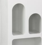 Βιβλιοθήκη Emersi pakoworld mdf σε λευκή απόχρωση 48x35x180εκ - Image 5